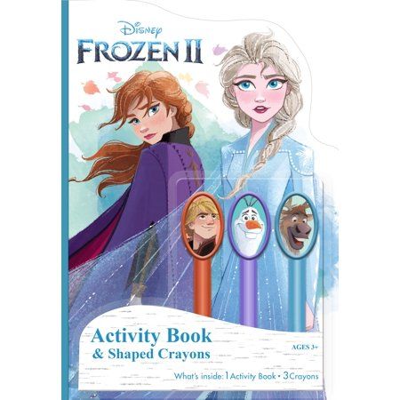 Photo 1 of Disney Frozen II Activity Pad with Character Crayons  -- Comes with 2 Books -