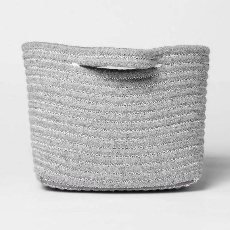 Photo 1 of  Small Bath Basket Crate Gray - Brightroom