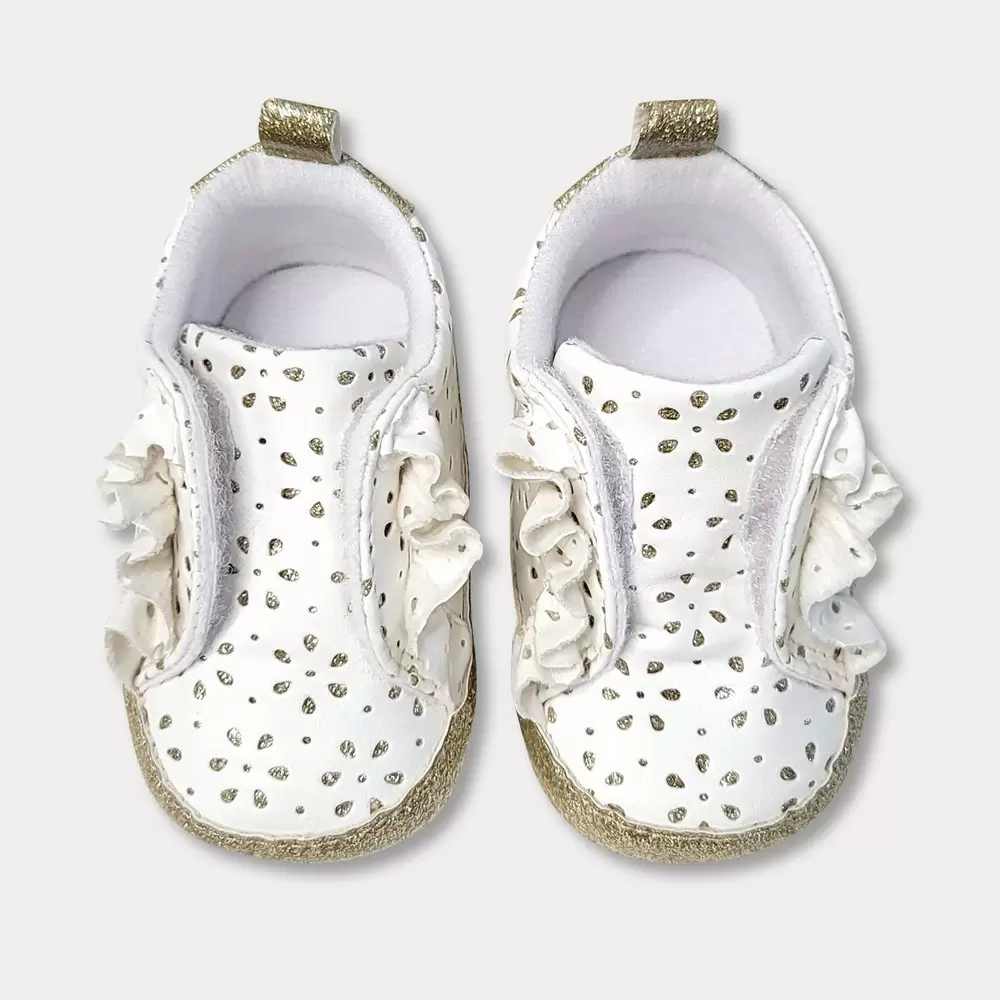 Photo 1 of Baby Girls' Eyelet Shoes - Cat & Jack White 3-6M