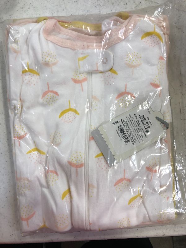 Photo 1 of Baby Girls' 3pk Basic Zip-Up Sleep N' Play----SIZE 6-9M
