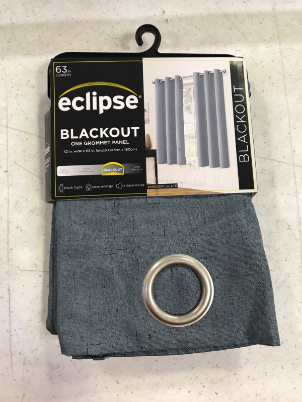 Photo 2 of 1pc Blackout Windsor Curtain Panel 42"X63" - Eclipse