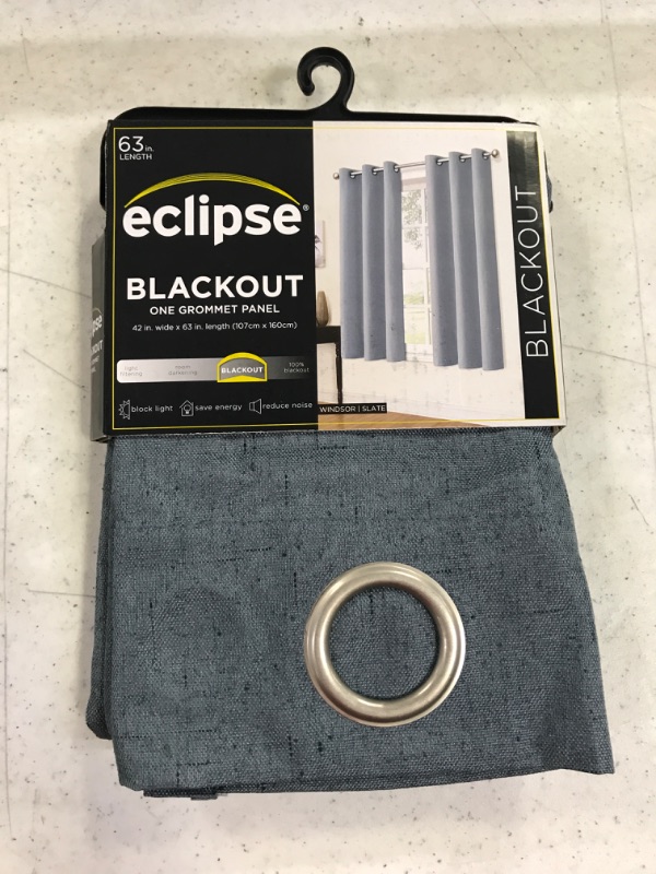 Photo 2 of 1pc Blackout Windsor Curtain Panel 42"X63" - Eclipse