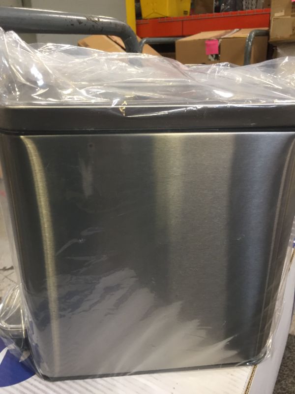 Photo 2 of 10L Stainless Slim Step Trash Can - Brightroom