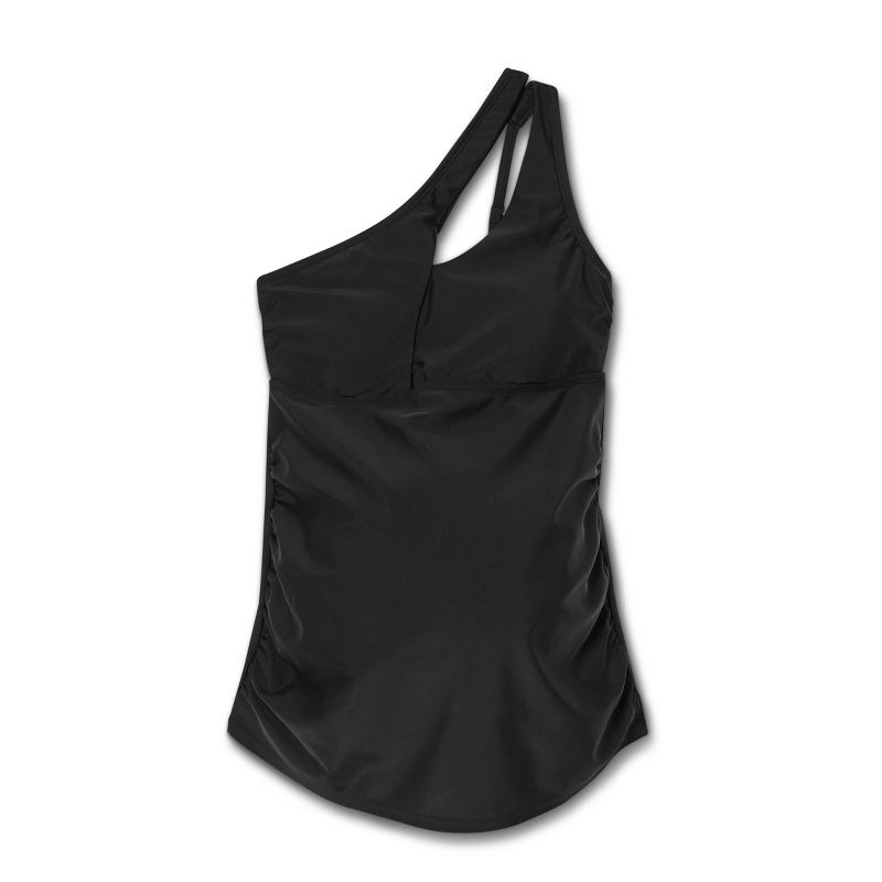 Photo 1 of Asymmetrical One Shoulder Maternity Tankini Top - Isabel Maternity by Ingrid & Isabel™ Black
XXL