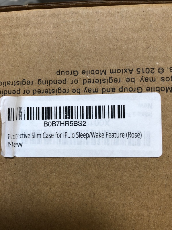 Photo 1 of Protective Slim Case for iPad Pro 9.7" (A1673/A1674/A1675) with Scratch-Resistant Lining & Magnetic Closure Auto Sleep/Wake Feature (Rose)
