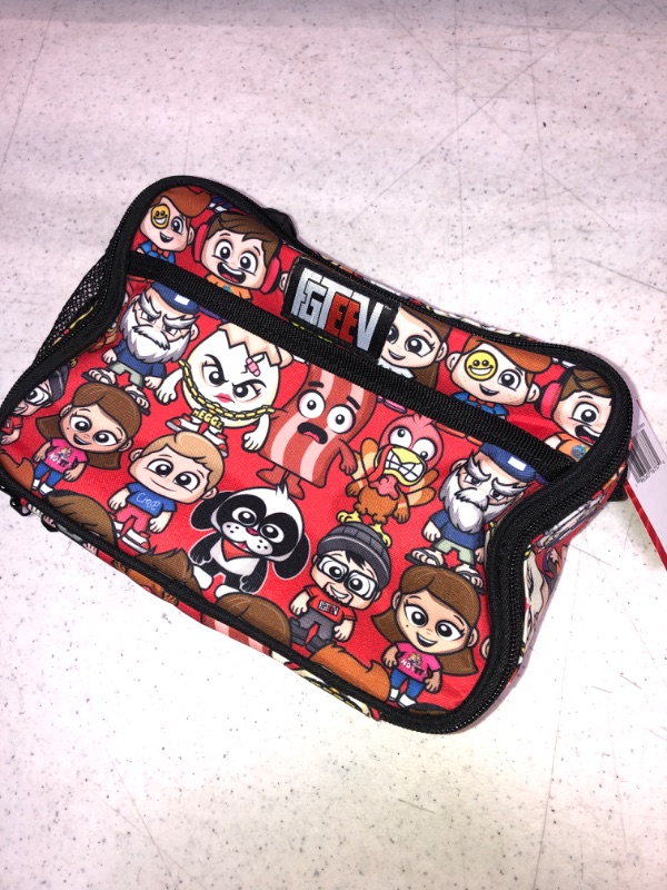 Photo 2 of FGTeeV KIDS Lunch Bag - Red
