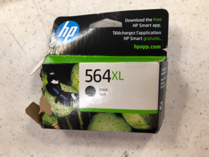 Photo 2 of Original HP 564XL Black High-yield Ink | Works with DeskJet 3500; OfficeJet 4620; PhotoSmart B8550, C6300, D5400, D7560, 5510, 5520, 6510, 6520, 7510, 7520, Plus, Premium, eStation Series | CN684WN
