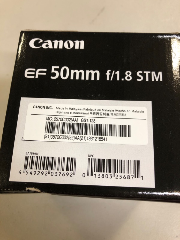 Photo 3 of Canon EF 50mm f/1.8 STM Lens
