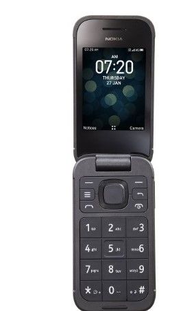 Photo 1 of Tracfone Prepaid Nokia 2760 Flip 4G (32GB) CDMA Smartphone - Black

