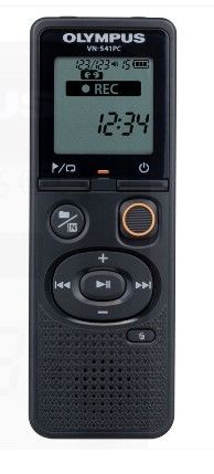 Photo 1 of Olympus Voice Recorder - Black (VN-541 PC)

