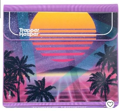 Photo 1 of Mead 1" Round Ring Trapper Keeper Binder Outrun Sun


