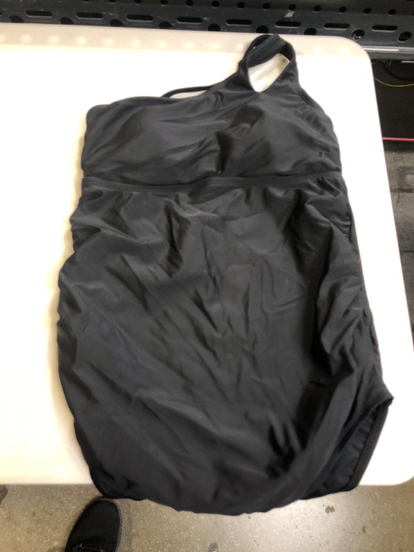 Photo 1 of Asyetrical One Shoulder One Piece Aternity Swisuit - Isabel Aternity by Ingrid & Isabel™
