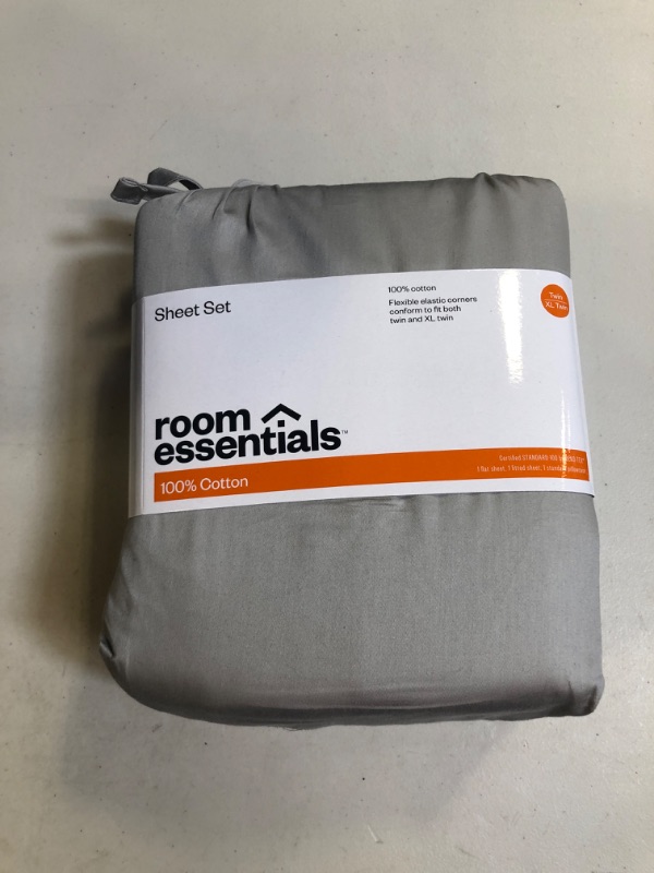 Photo 2 of 100% Cotton Sheet Set - Room Essentials™ SIZE TWIN/TWIN XL

