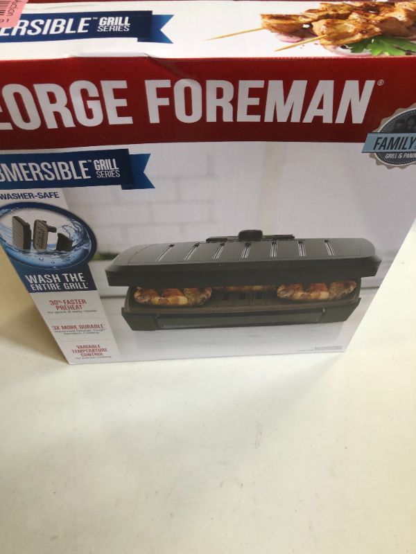 Photo 2 of 
George Foreman Rapid Grill Series 5-Serving Removable Plate Indoor Grill

