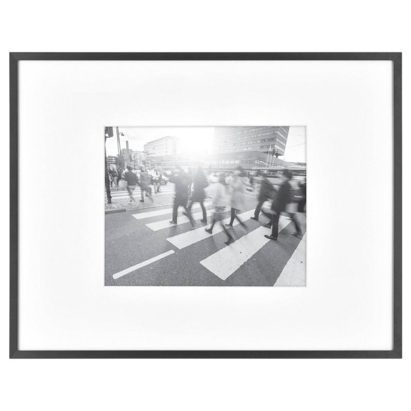 Photo 1 of 14" X 18" Matted to 8" X 10" Thin Gallery Frame Black - Project 62™
