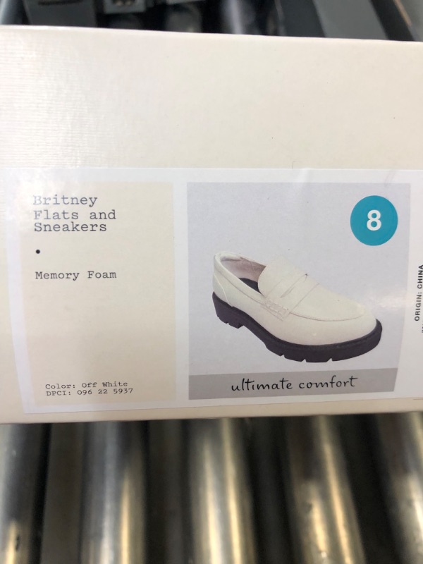 Photo 4 of ****SIZE 8****	Women's Britney Chunky Loafers - A New Day Off White