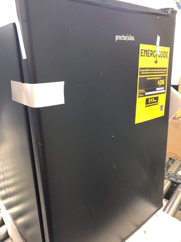 Photo 3 of Proctor Silex 2.5 cu ft Mini Refrigerator - Black (Brand May Vary)