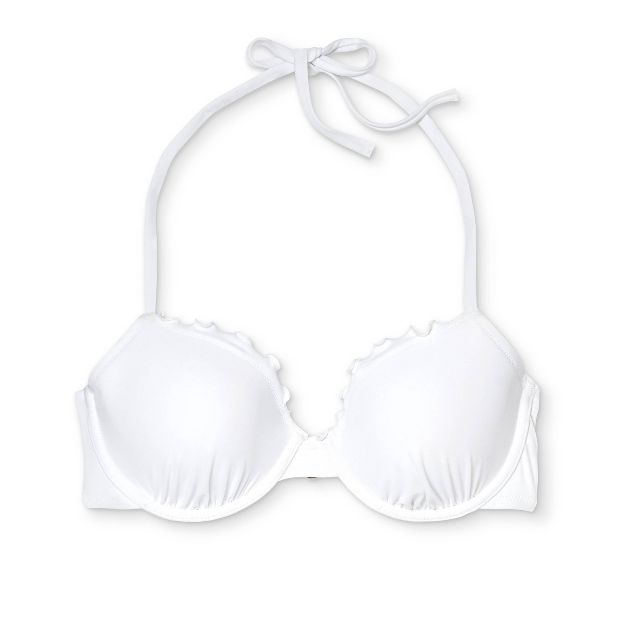 Photo 1 of 
Women's Lightly Lined Ruffle Bikini Top - Shade & Shore™