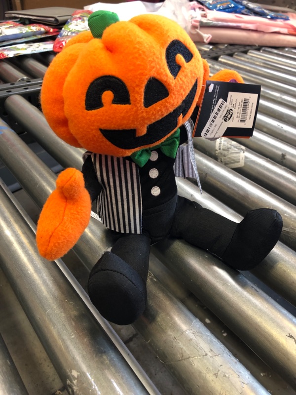 Photo 2 of Animated Dancing Plush Pumpkin Halloween Decorative Prop - Hyde & EEK! Boutique