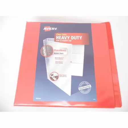 Photo 1 of *****3 PACK**** Avery 670 Sheet 3" Ring Binder Red