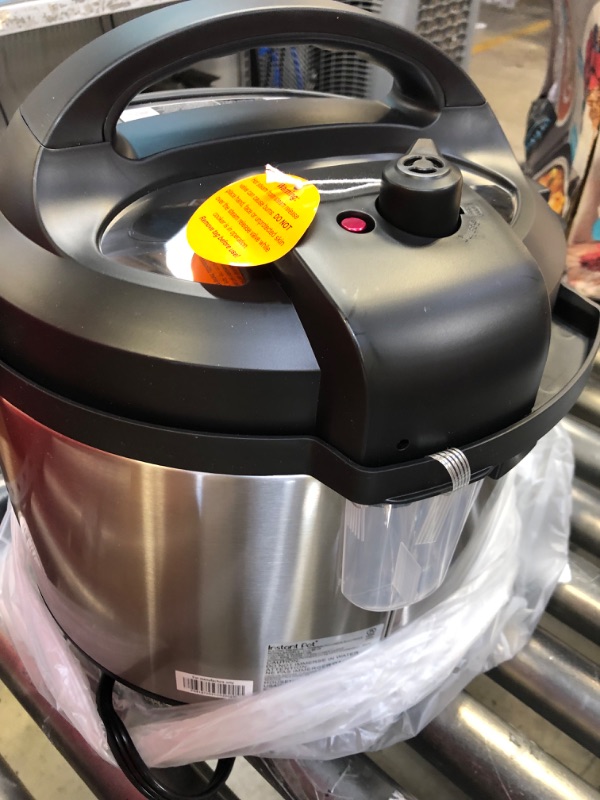 Photo 1 of ***MAJOR DAMAGE TO PACKAGING****8 qt. Stainless Steel Duo Electric Pressure Cooker
