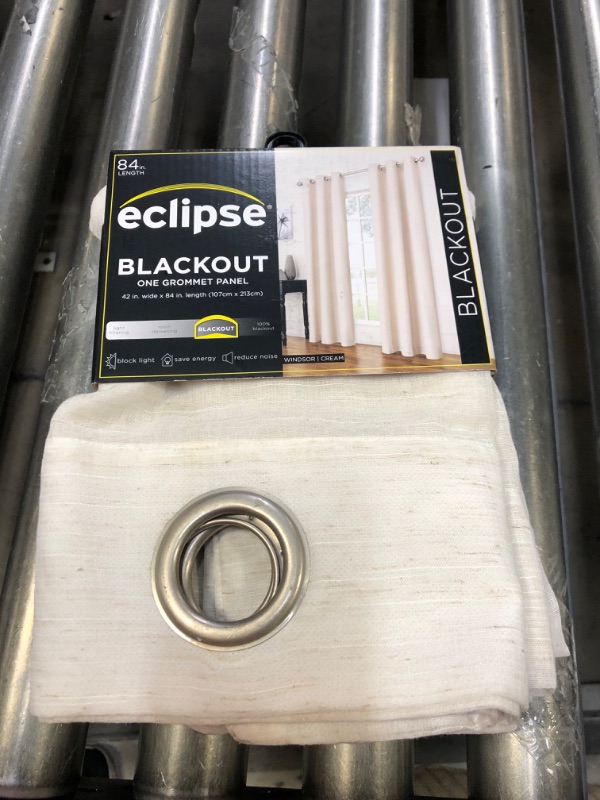 Photo 2 of 1pc Blackout Windsor Curtain Panel - Eclipse