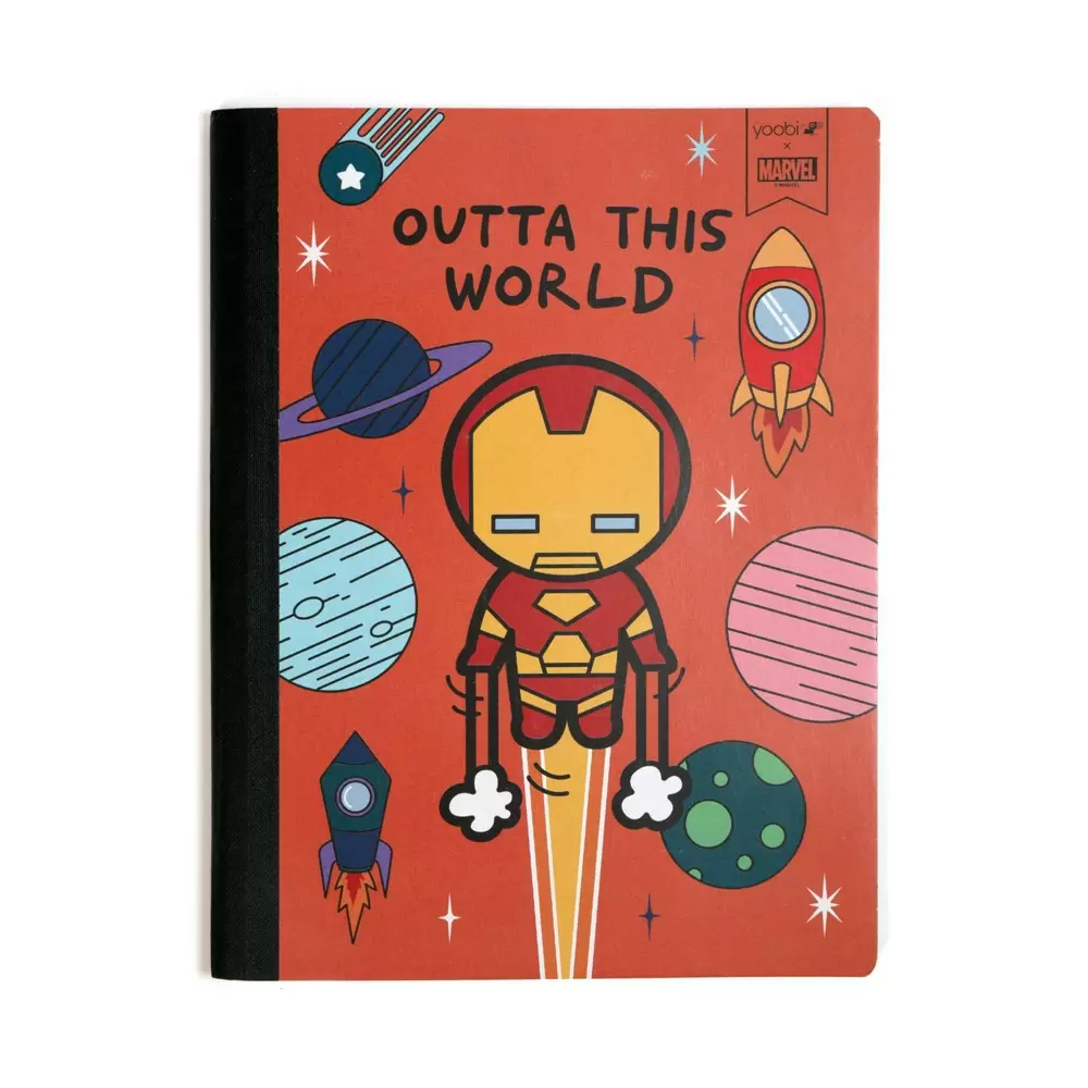 Photo 1 of ***2 PACK****Marvel Iron Man Yoobi Composition Book College Ruled	