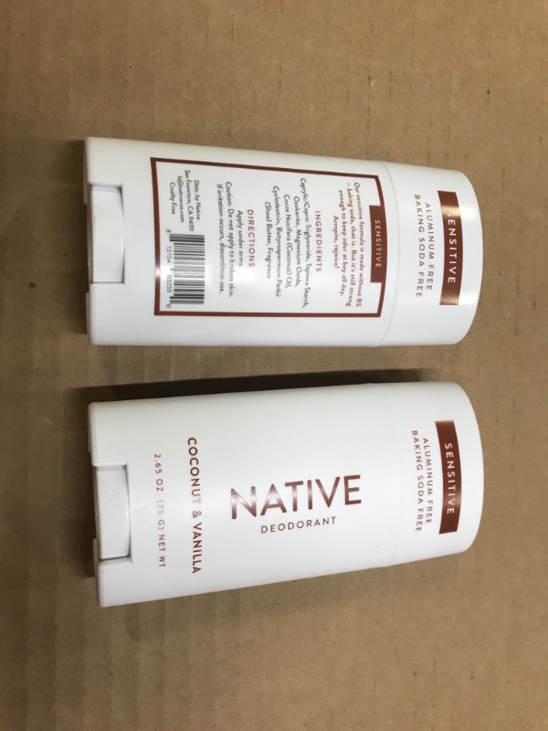 Photo 2 of 2 pack Sensitive Deodorant Coconut Vanilla