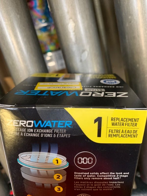Photo 3 of ZeroWater Replacement Water Filter, Item is Sealed, Item is New