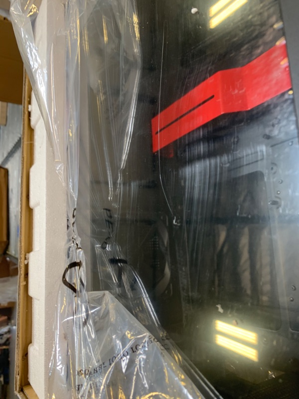 Photo 3 of NZXT H510i - CA-H510i-BR - Compact ATX Mid-Tower PC Gaming Case - Front I/O USB Type-C Port - Vertical GPU Mount - Tempered Glass Side Panel - Integrated RGB Lighting - Black/Red, Box Packaging Damaged, Moderate Use, Scratches and Scuffs on item
