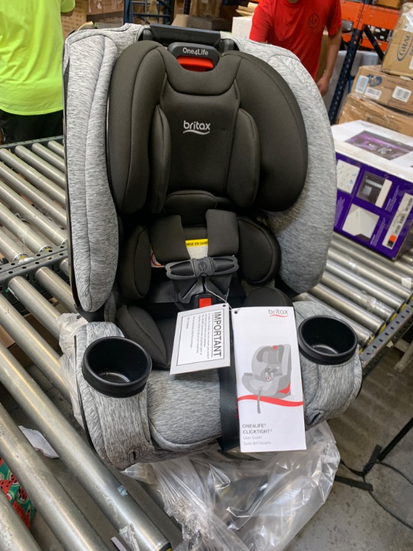 Photo 3 of Britax One4Life ClickTight All-in-One Car Seat, Spark, Box Packaging Damaged, Minor Use

