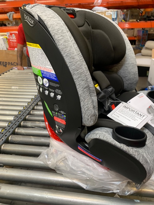 Photo 9 of Britax One4Life ClickTight All-in-One Car Seat, Spark, Box Packaging Damaged, Minor Use

