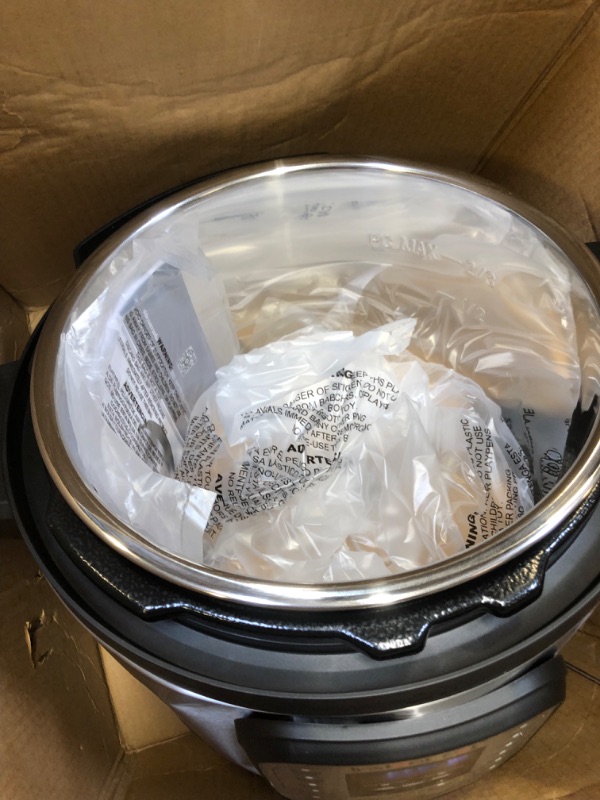 Photo 1 of 8 qt. Stainless Steel Duo Electric Pressure Cooker