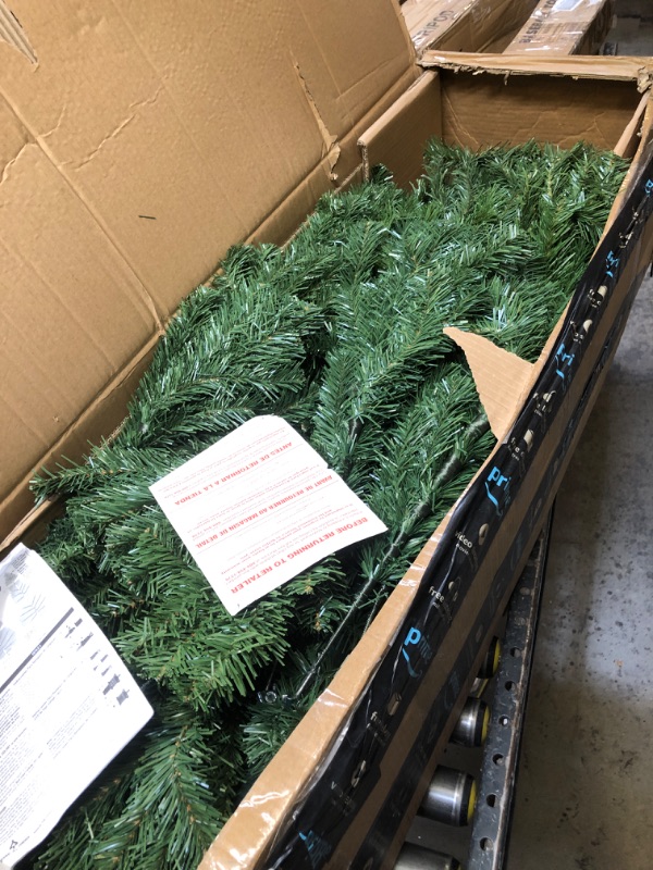 Photo 1 of 7.5ft National Christmas Tree Company North Valley Spruce Hinged Full Artificial Christmas Tree