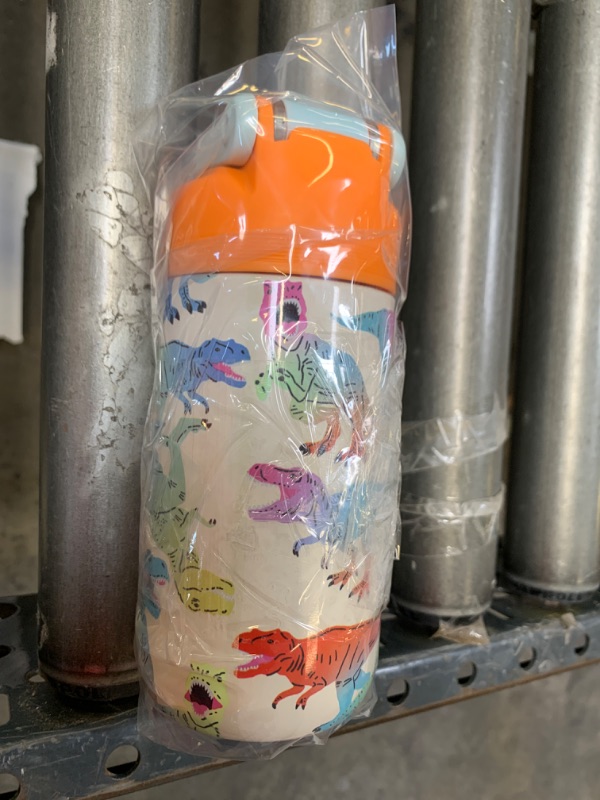 Photo 1 of 13oz Stainless Steel Manual Lid Bottle - Cat & Jack™, Color Dino