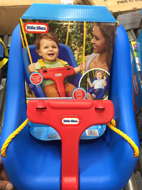 Photo 2 of Little Tikes 2-in-1 Snug 'N Secure Swing - Blue NOT BOXED