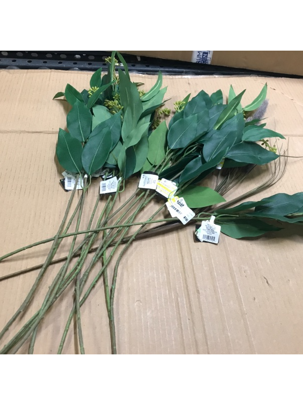 Photo 1 of 22" Faux Long Leaf Plant Stem pack
