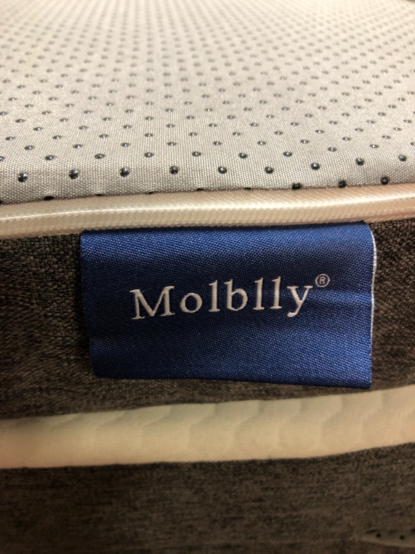 Photo 3 of 
Molblly Folding Mattress, Tri-fold Gel Memory Foam Mattress, Portable Tri Folding Mattress Topper with Washable Cover, Foldable Camping Mattress Guest Bed