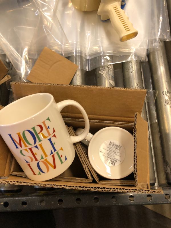 Photo 2 of 2 PK 15oz Stoneware More Self Love Mug - Room Essentials™
