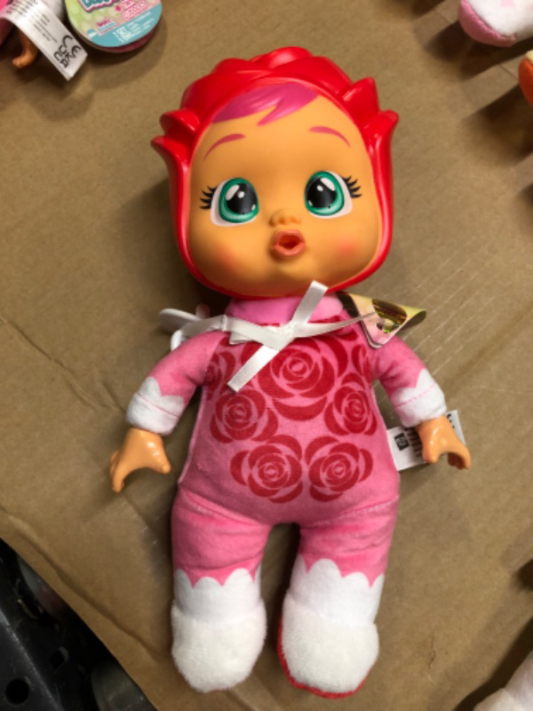 Photo 2 of Cry Babies Tiny Cuddles Rose 9 Inch Doll. Includes Pajamas. Ages 18+ Months