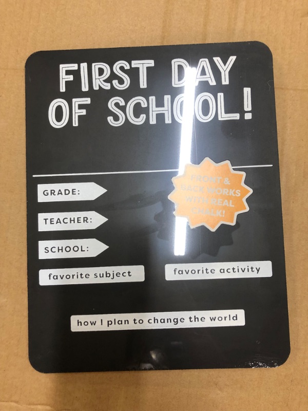 Photo 1 of First  Day of School  Set of  36-  - Perfect Chalkboard Prints for Kindergarten or School