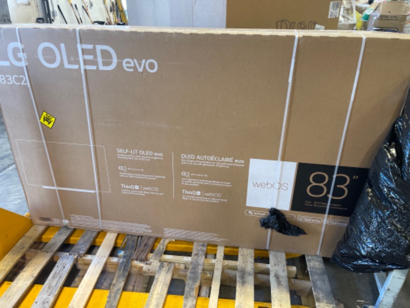Photo 2 of LG - 83" Class C2 Series OLED evo 4K UHD Smart webOS TV ** BRAND NEW FACTORY SEALED. S/N ON BOX MATCHES PRODUCT INSIDE. NO PACKAGE DMG 