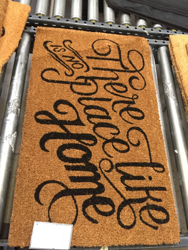 Photo 1 of 16x26 Quote Doormat Black - Threshold, WARPED SLIGHTLY 