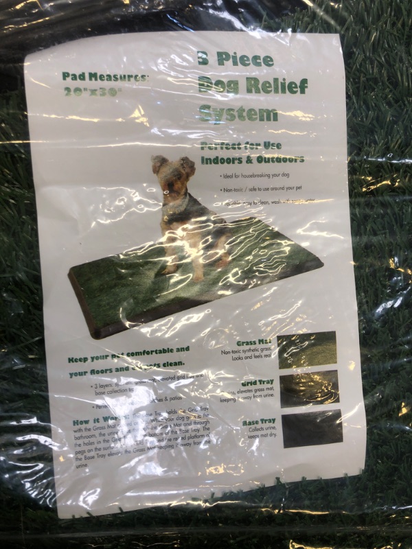 Photo 3 of 3 PIECE DOG RELIEF SYSTEM