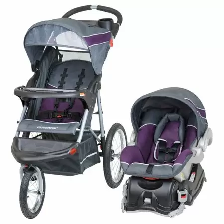 Photo 1 of Baby Trend Car Seat and Jogging Stroller Travel System, Grey
