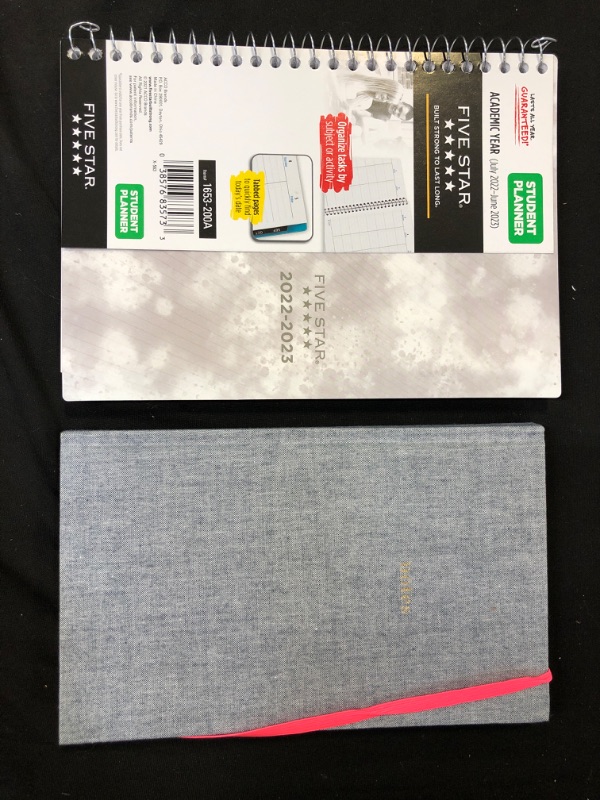 Photo 2 of Ruled Journal Fabric Wrapped Chambray - Sugar Paper Essentials  BONUS PLANNER 2022-2023