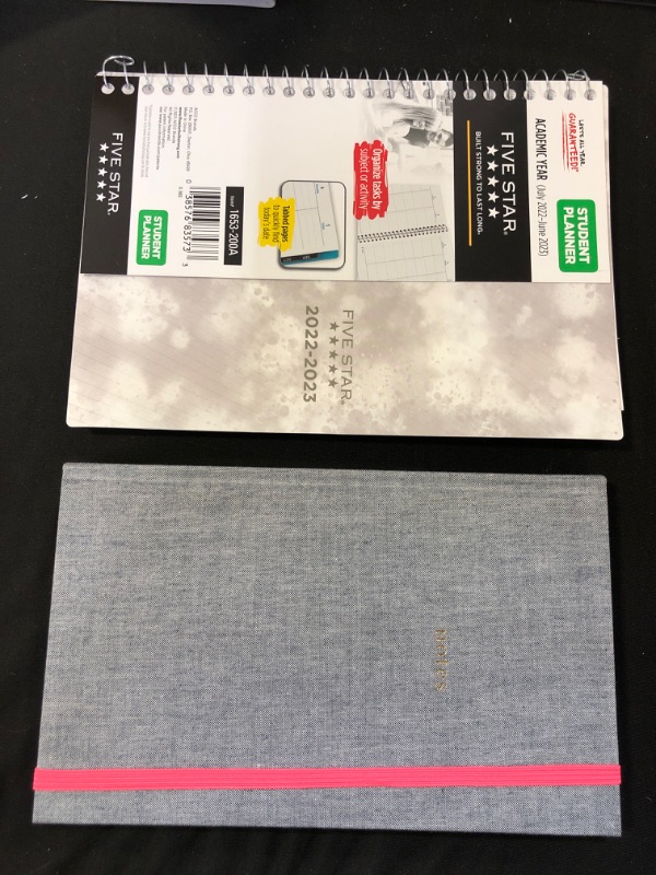 Photo 2 of Ruled Journal Fabric Wrapped Chambray - Sugar Paper Essentials  BONUS PLANNER 2022-2023