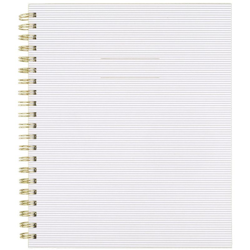 Photo 1 of 1 Subject Spiral Notebook Gray Stripe - Sugar Paper Essentials WITH BONUS NOTEBOOK AND DECOMPOSITION NOTEBOOK