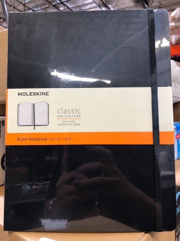 Photo 2 of Moleskine Composition Notebook, Hard Cover, College Ruled, 192 sheets, 7.5" x 9.75" - Black