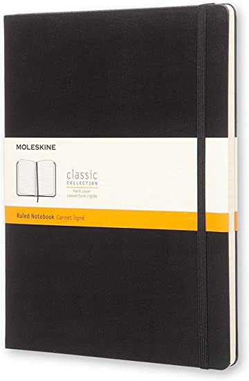 Photo 1 of Moleskine Composition Notebook, Hard Cover, College Ruled, 192 sheets, 7.5" x 9.75" - Black